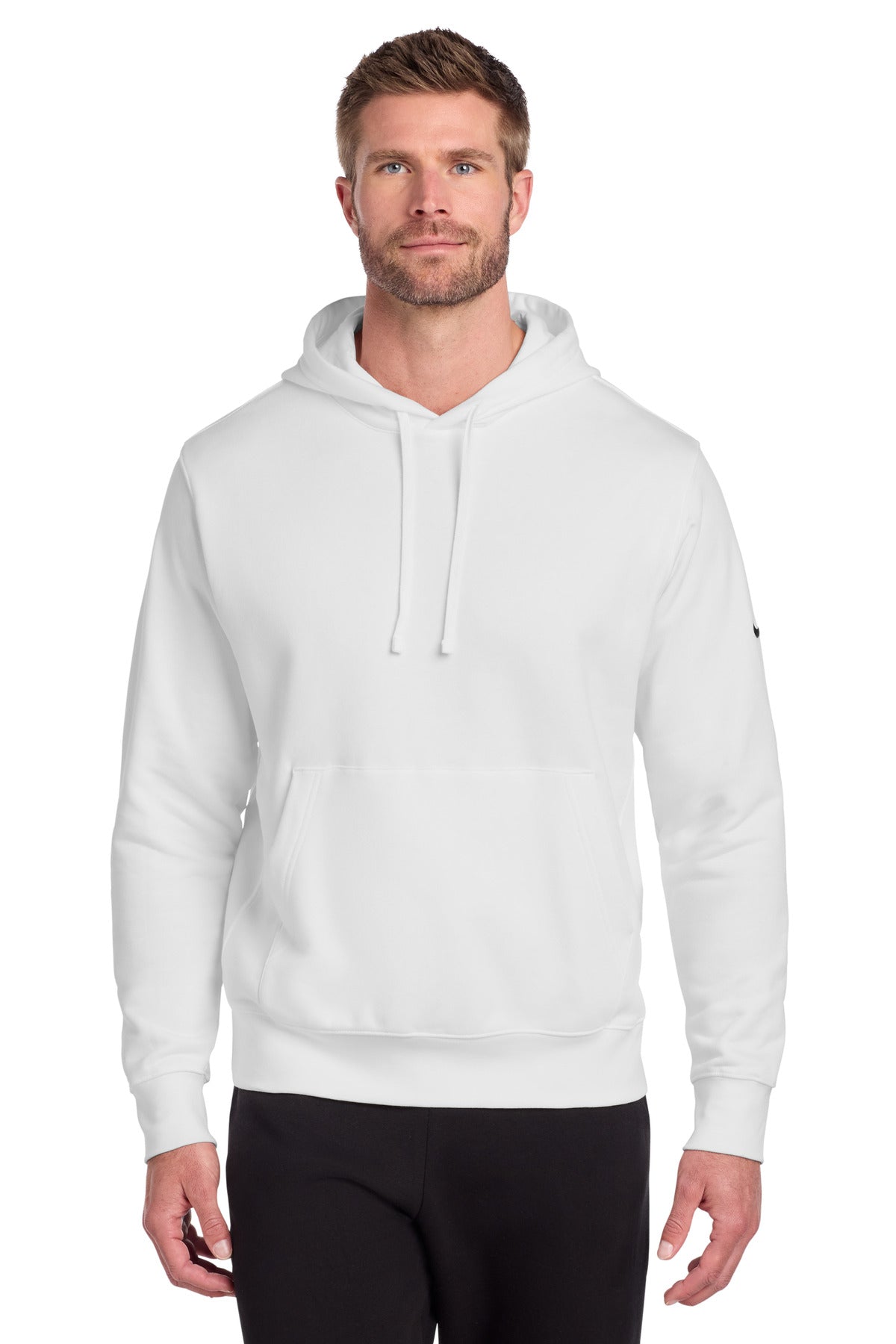 Club Fleece Sleeve Swoosh Pullover Hoodie