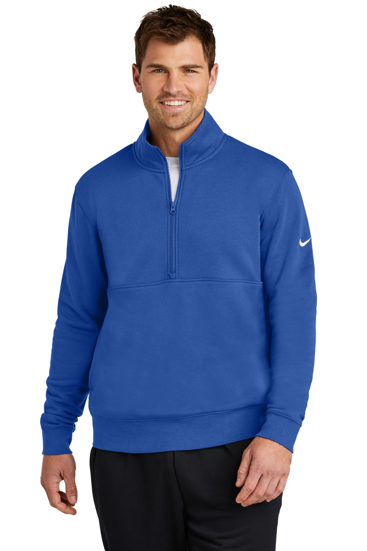 Club Fleece Sleeve Swoosh 1/2-Zip