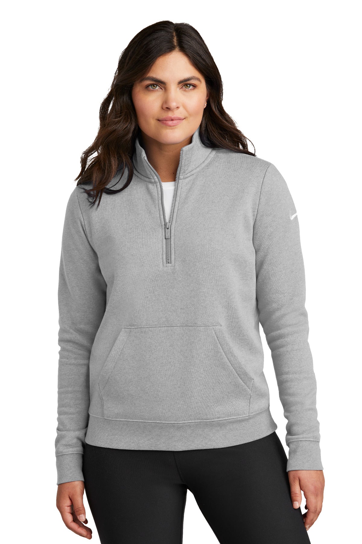 Women's Club Fleece Sleeve Swoosh 1/2-Zip