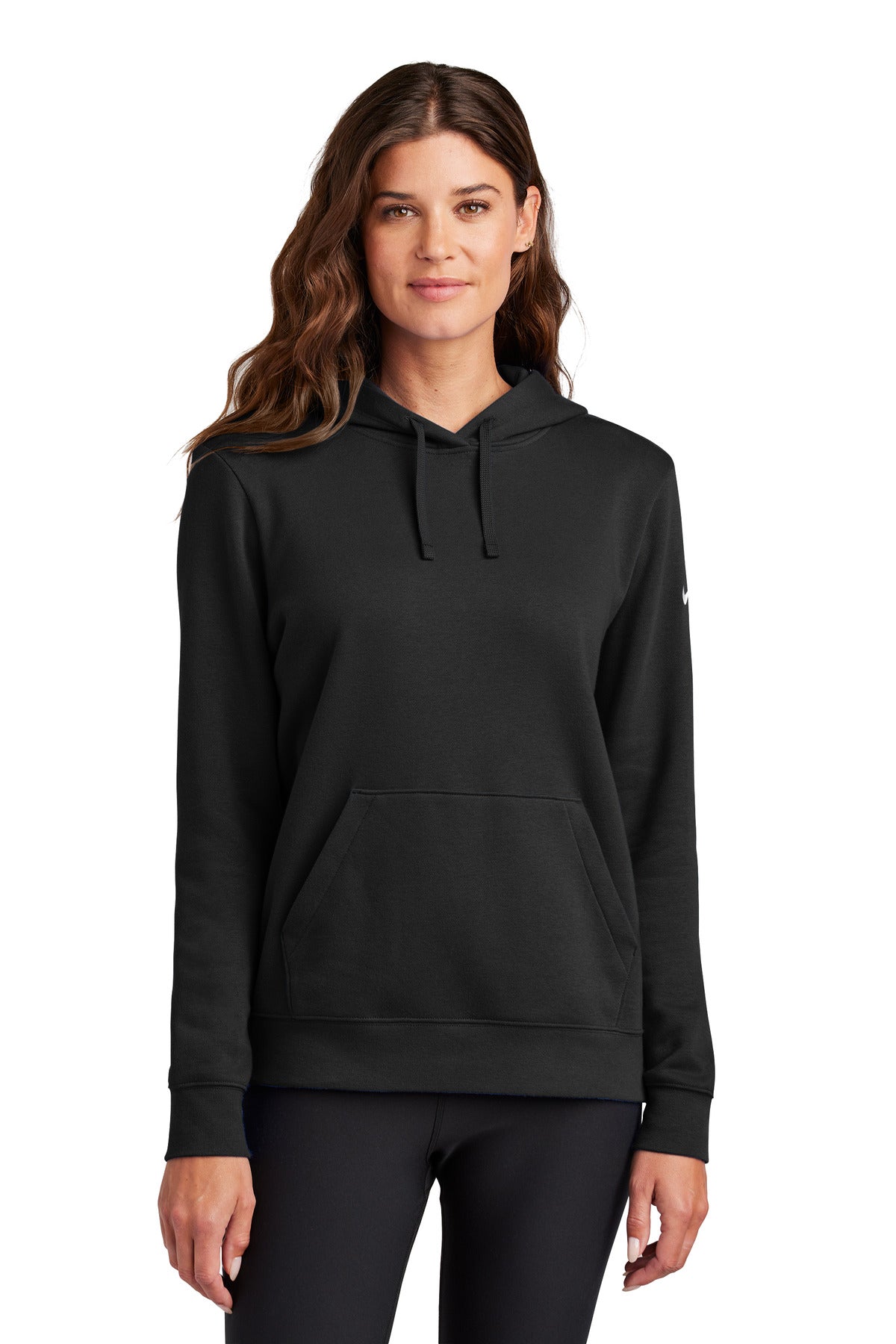 Women's Club Fleece Sleeve Swoosh Pullover Hoodie