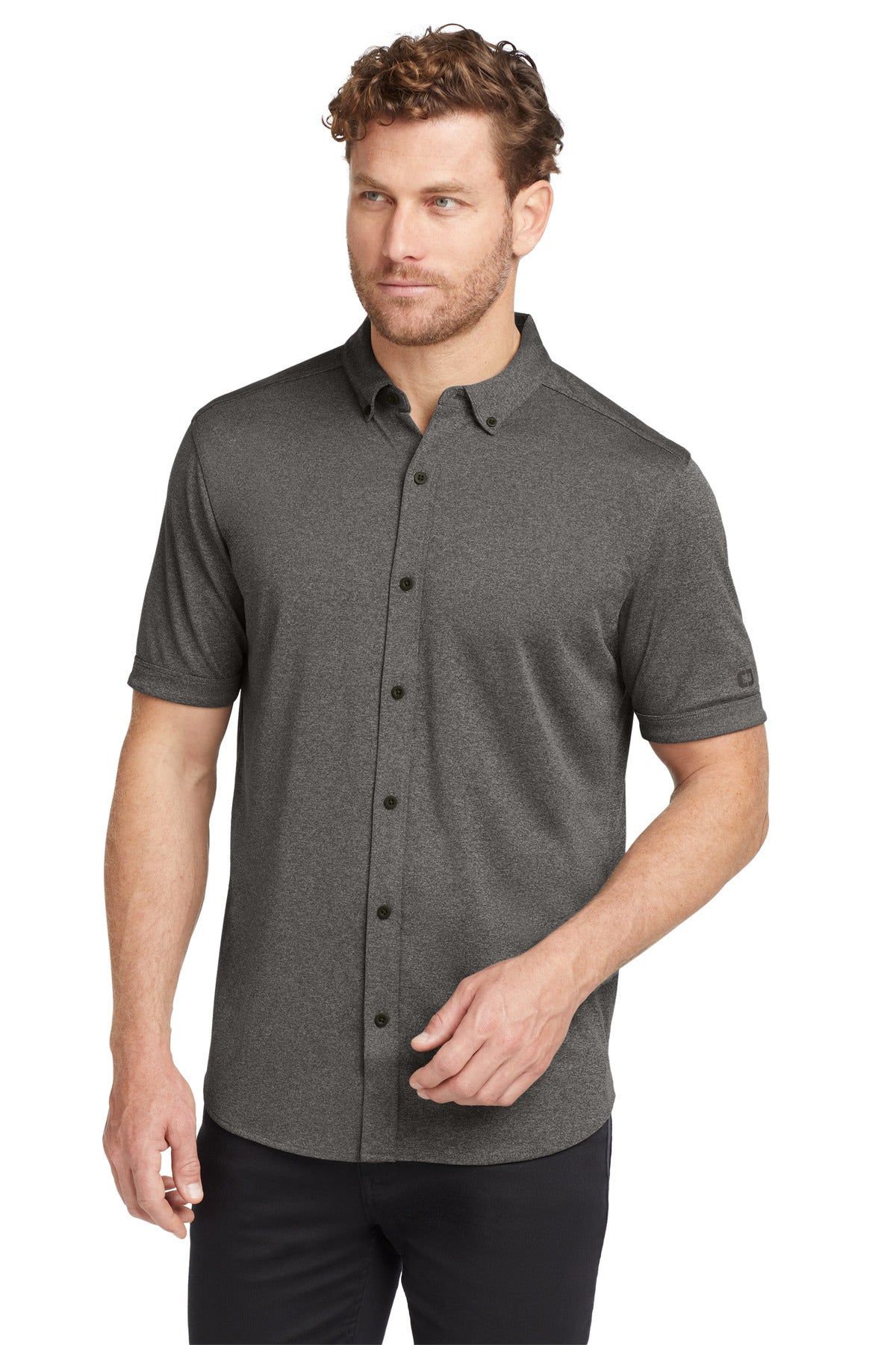 Gravitate Full-Button Polo