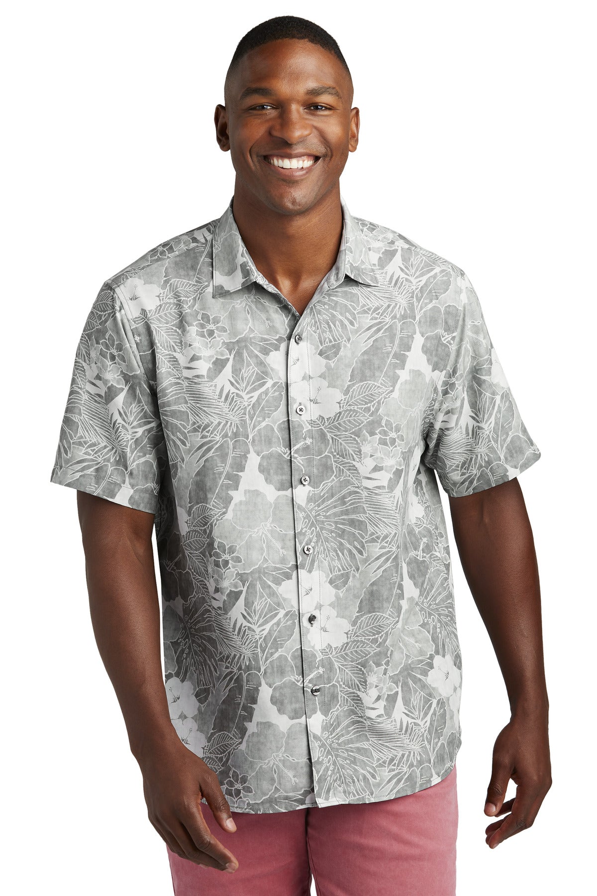 Coconut Point Playa Flora Short Sleeve Shirt