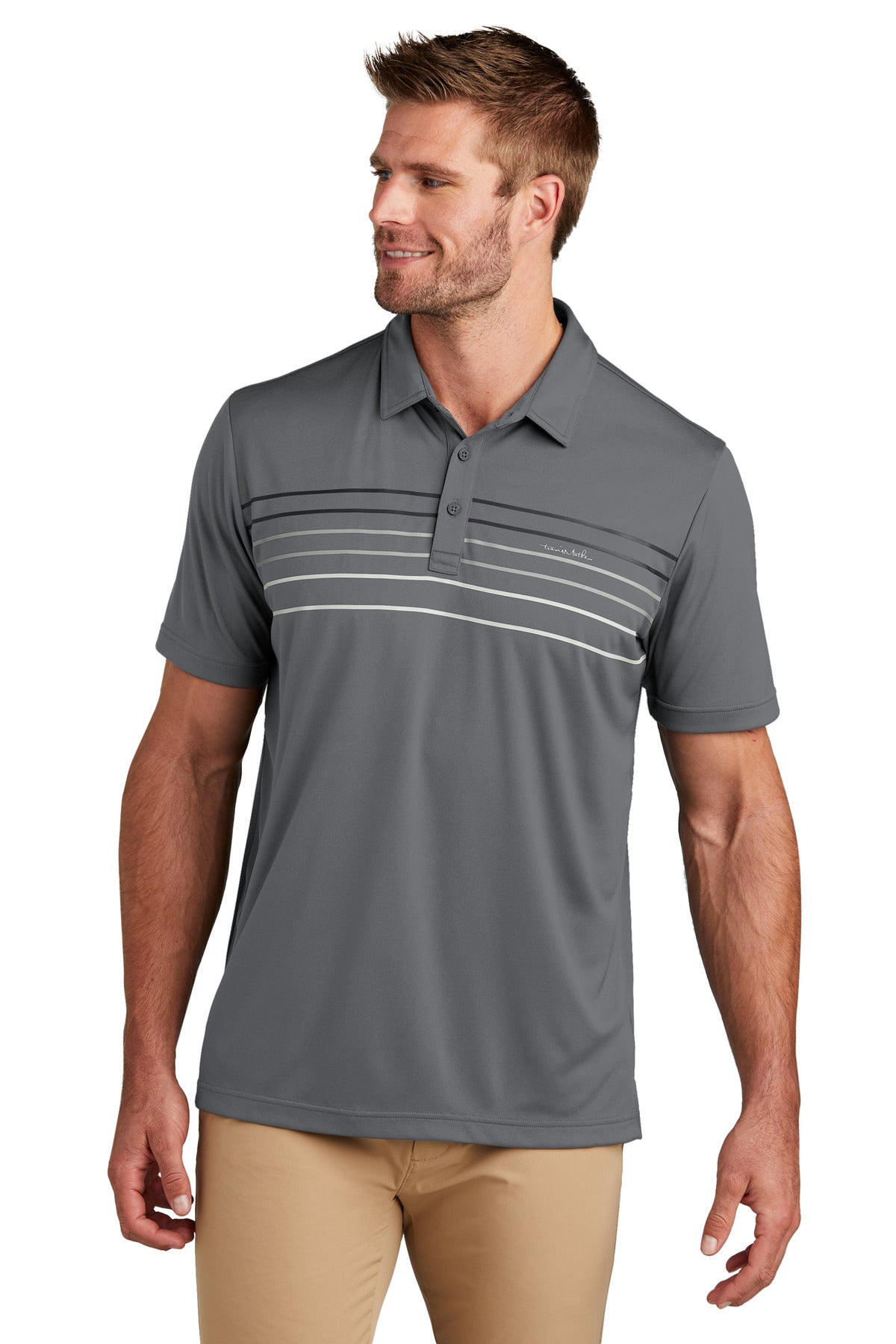 Coto Performance Chest Stripe Polo