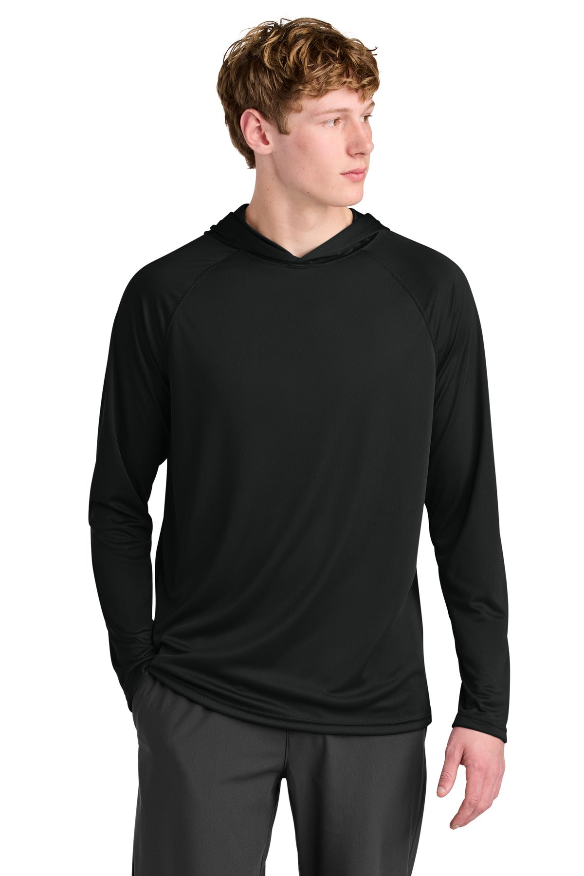 Cooling Performance Long Sleeve Hooded Tee