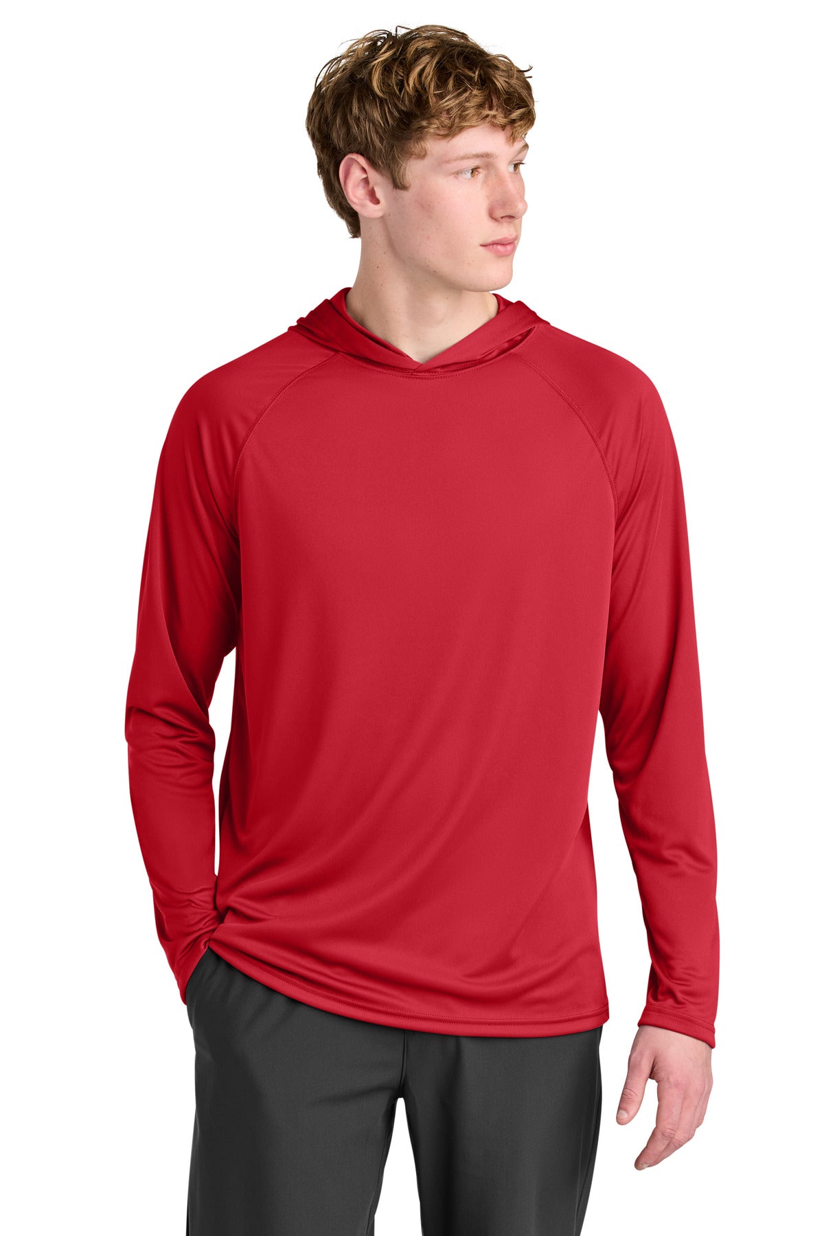 Cooling Performance Long Sleeve Hooded Tee