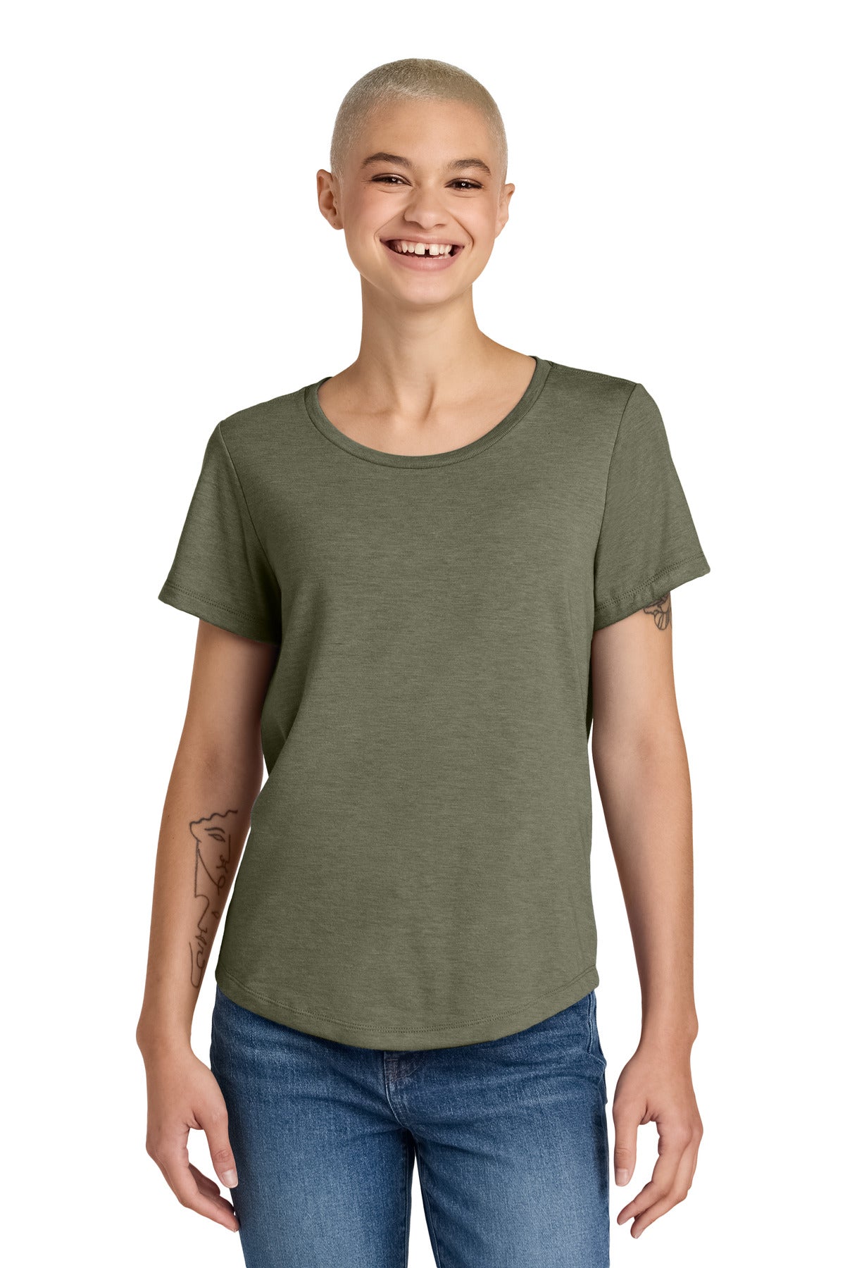 Women's Relaxed Tri-Blend Scoop Neck Tee