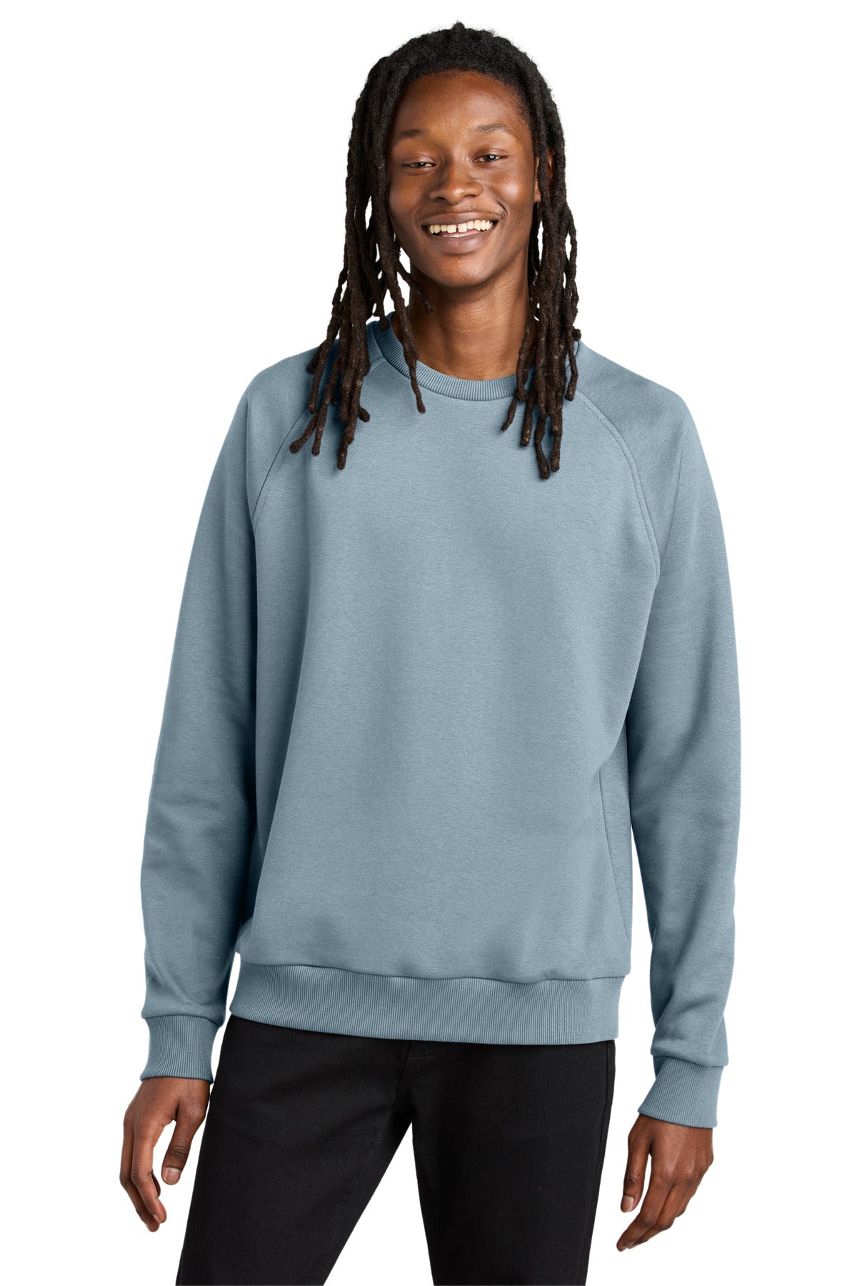 Unisex Organic CVC Fleece Crewneck Sweatshirt
