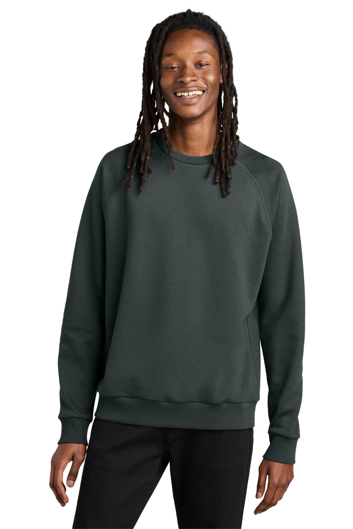 Unisex Organic CVC Fleece Crewneck Sweatshirt