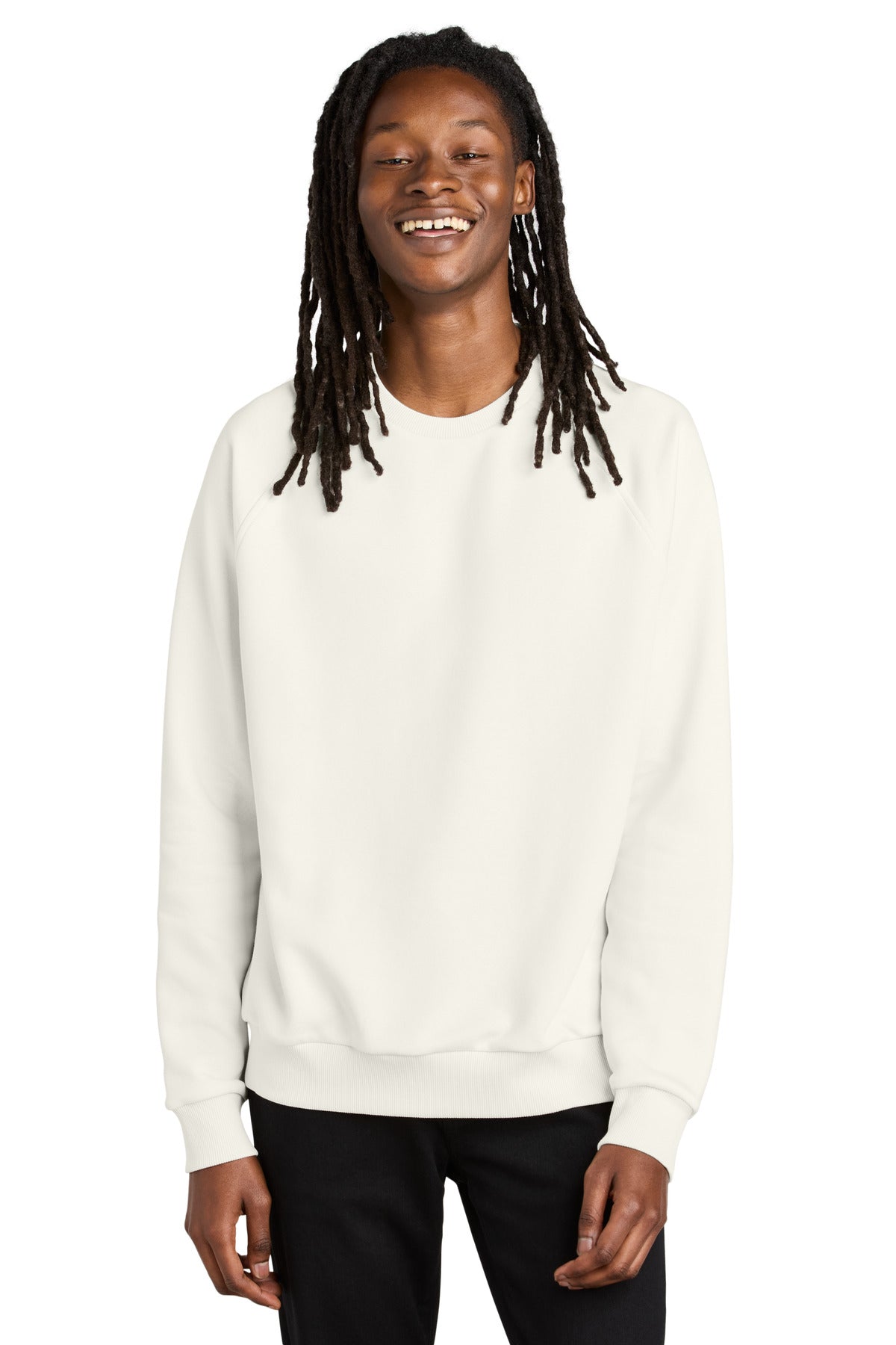 Unisex Organic CVC Fleece Crewneck Sweatshirt