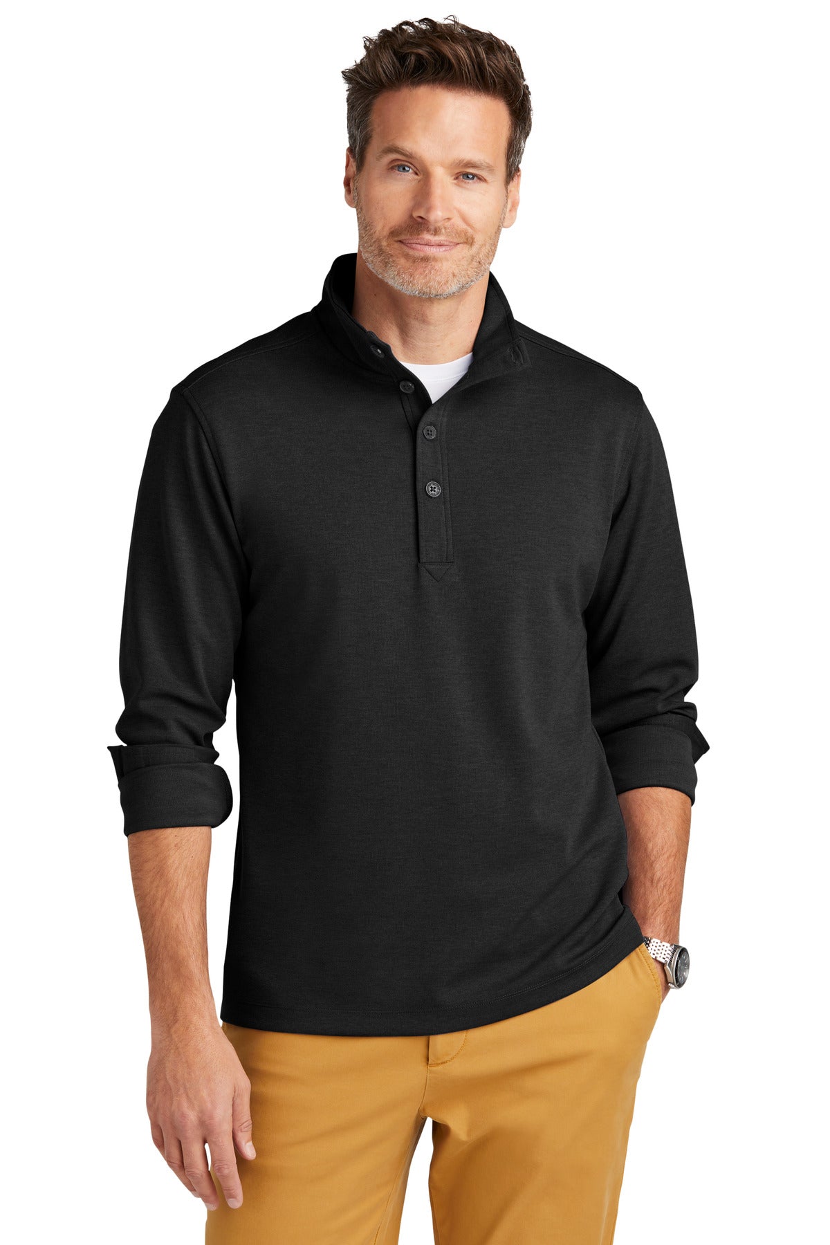 Mid-Layer Stretch 1/2-Button Pullover