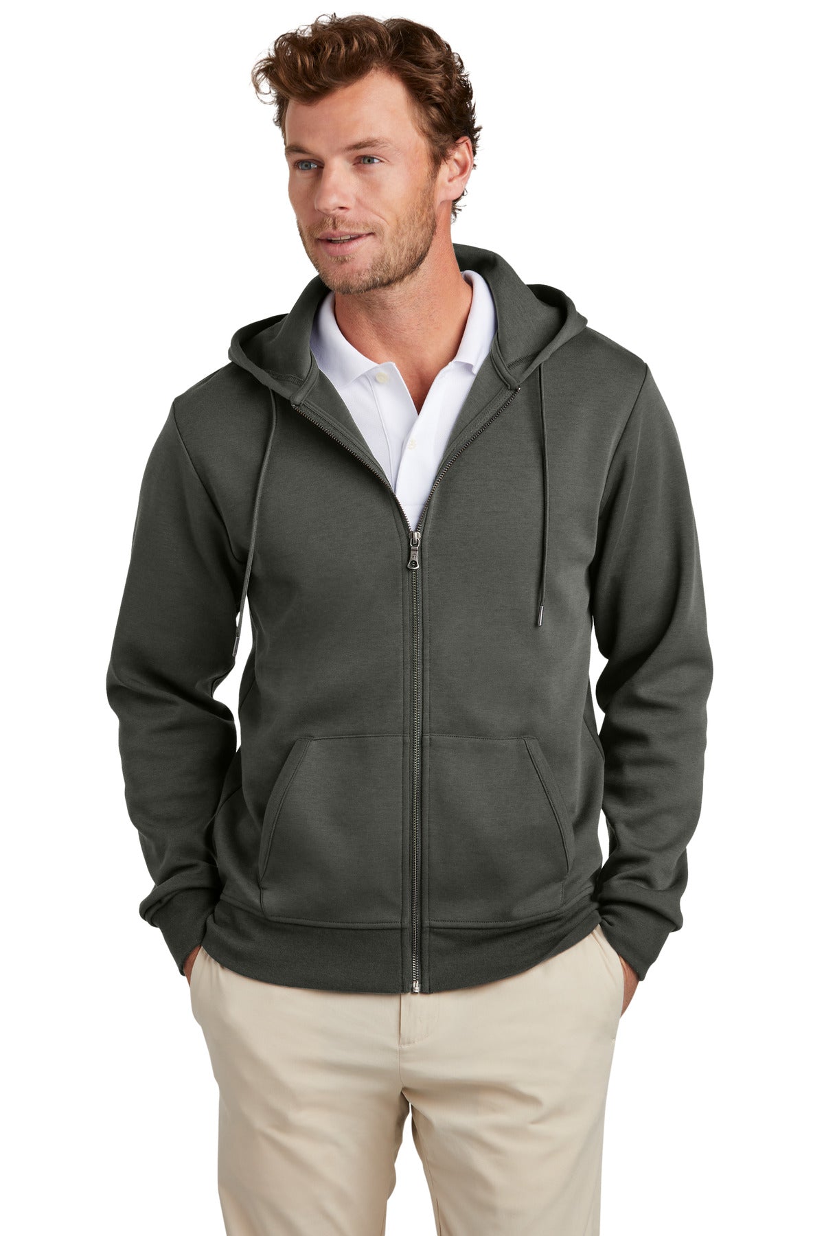 Double-Knit Full-Zip Hoodie