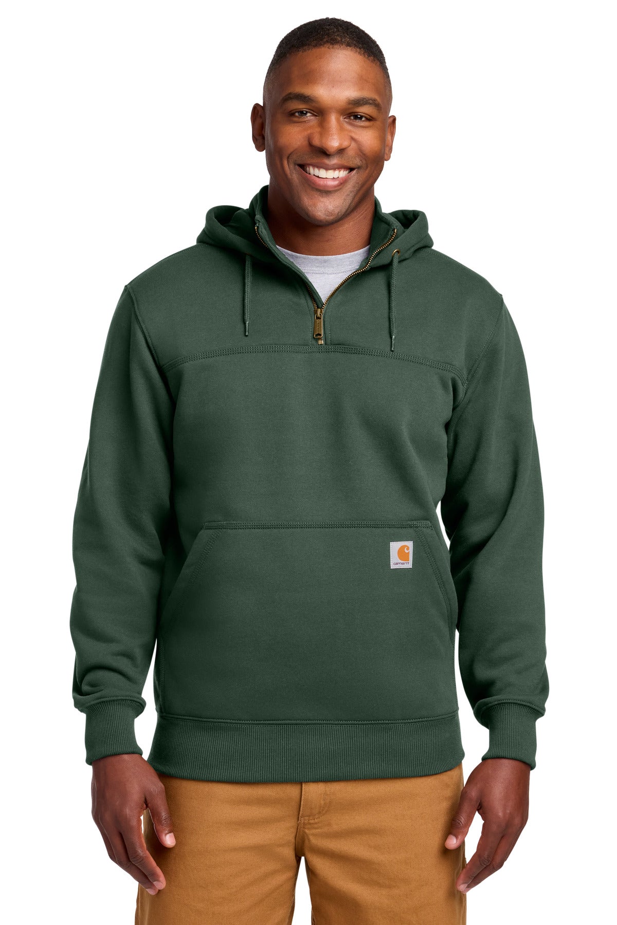 Rain Defender Paxton Heavyweight Hooded Zip Mock Sweatshirt