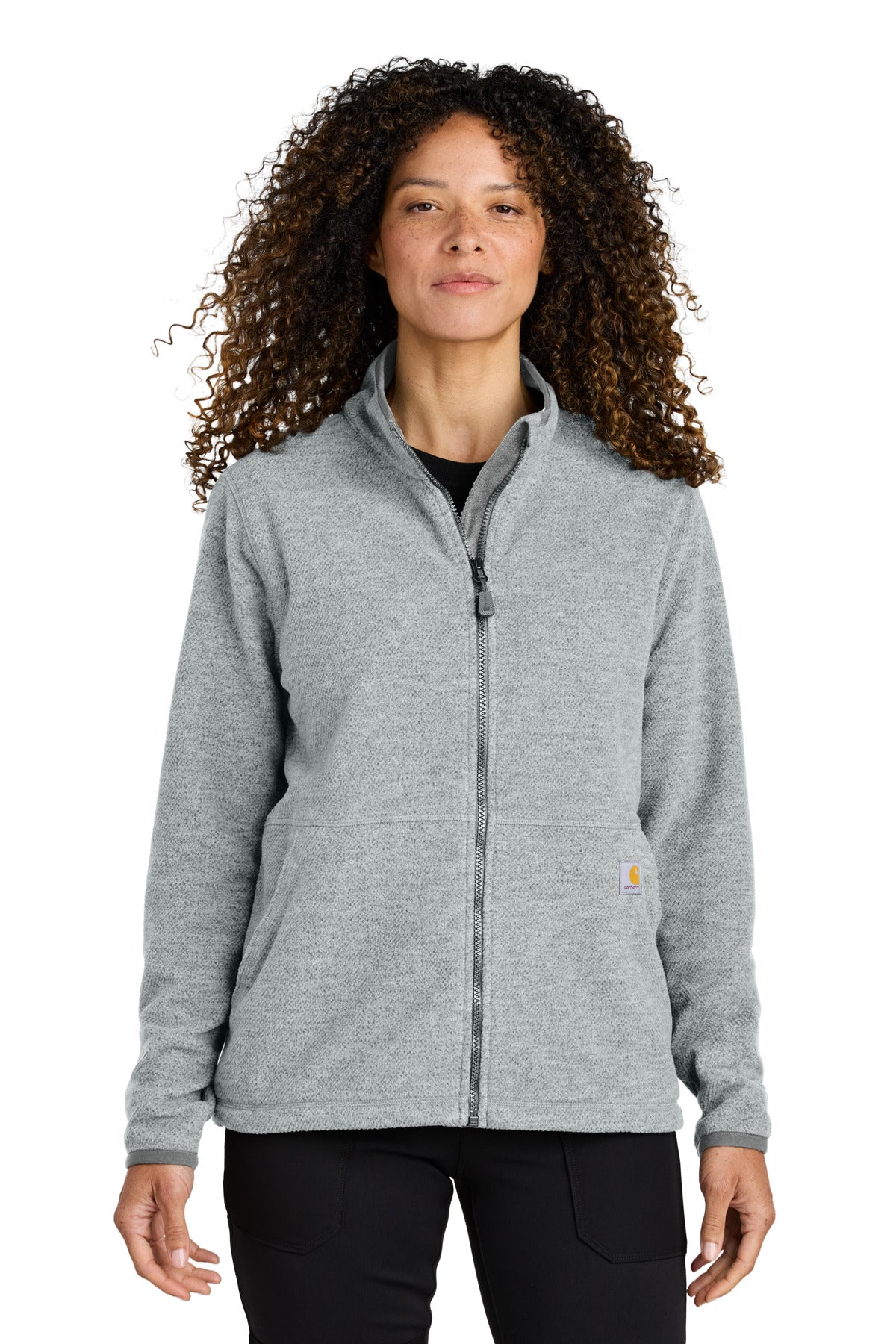 Women's Textured Full-Zip Fleece Jacket