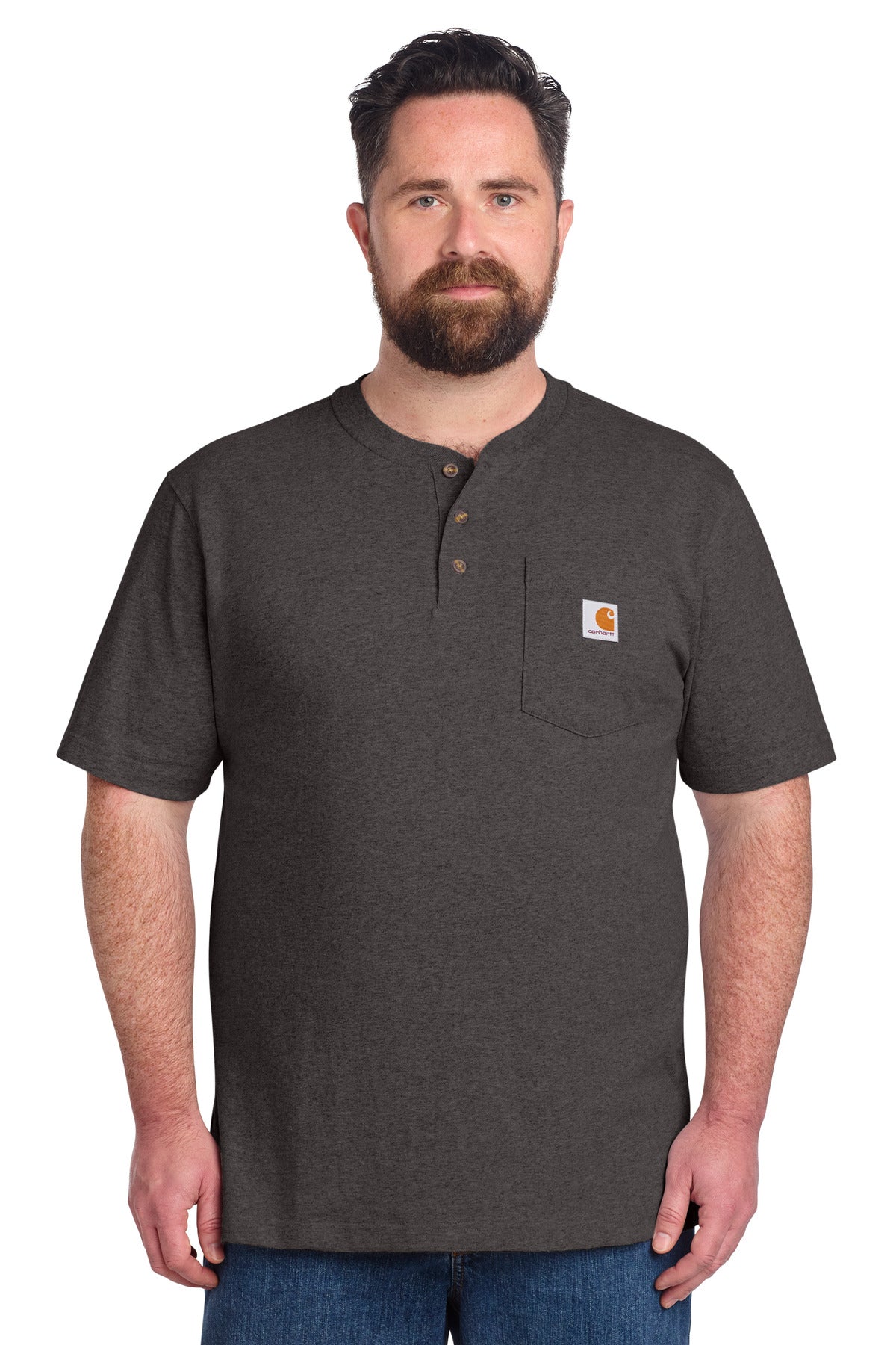 Short Sleeve Henley T-Shirt