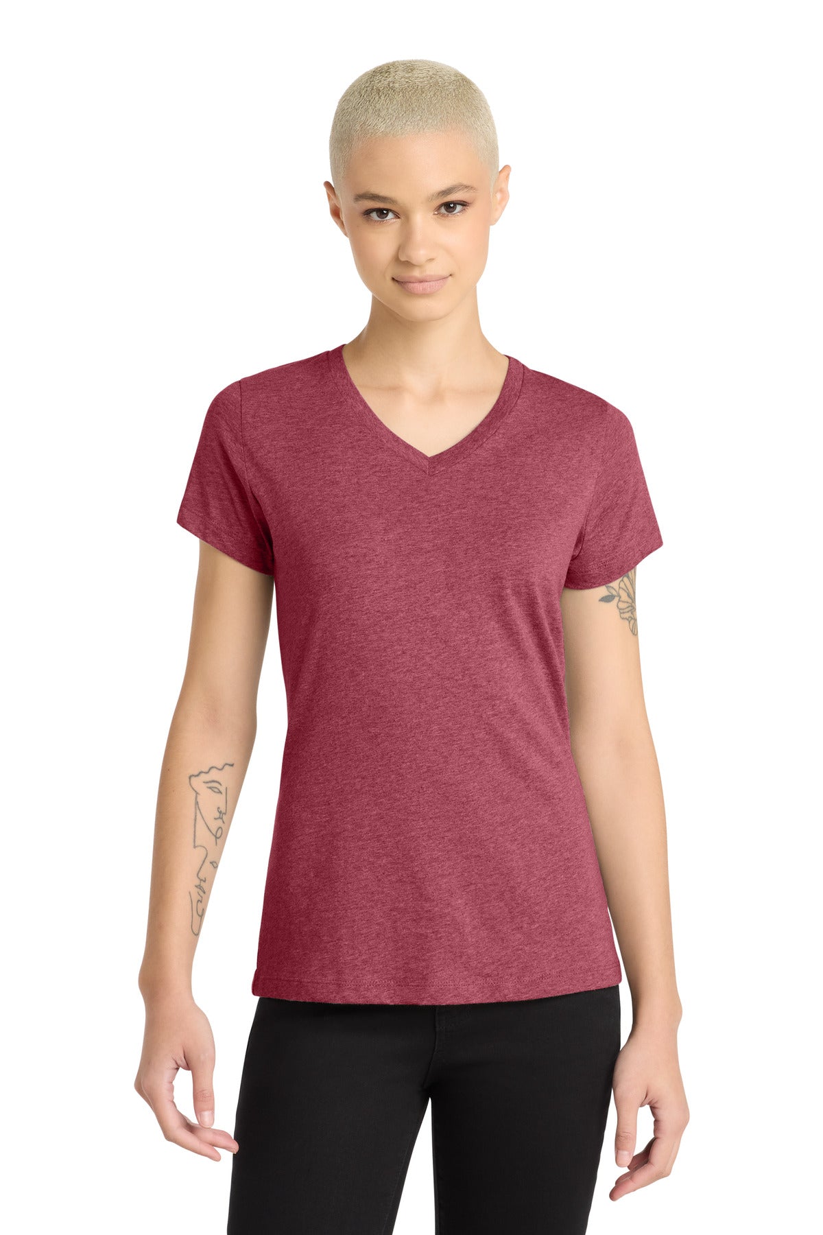 Women's Perfect Blend CVC V-Neck Tee