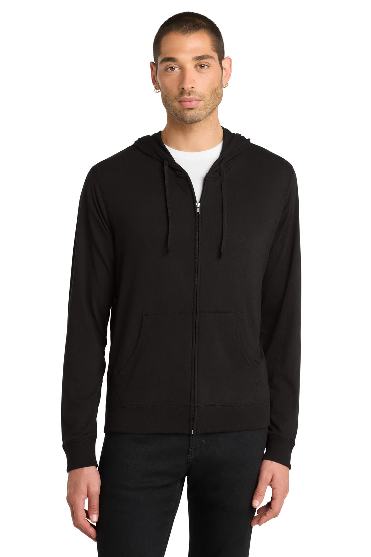 Jersey Full-Zip Hoodie