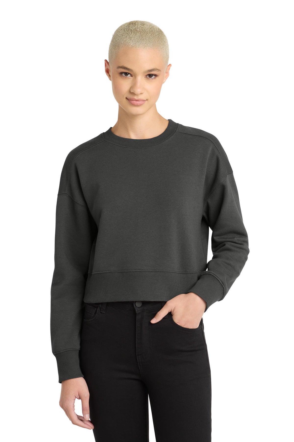 Women's Perfect Weight Fleece Cropped Crew