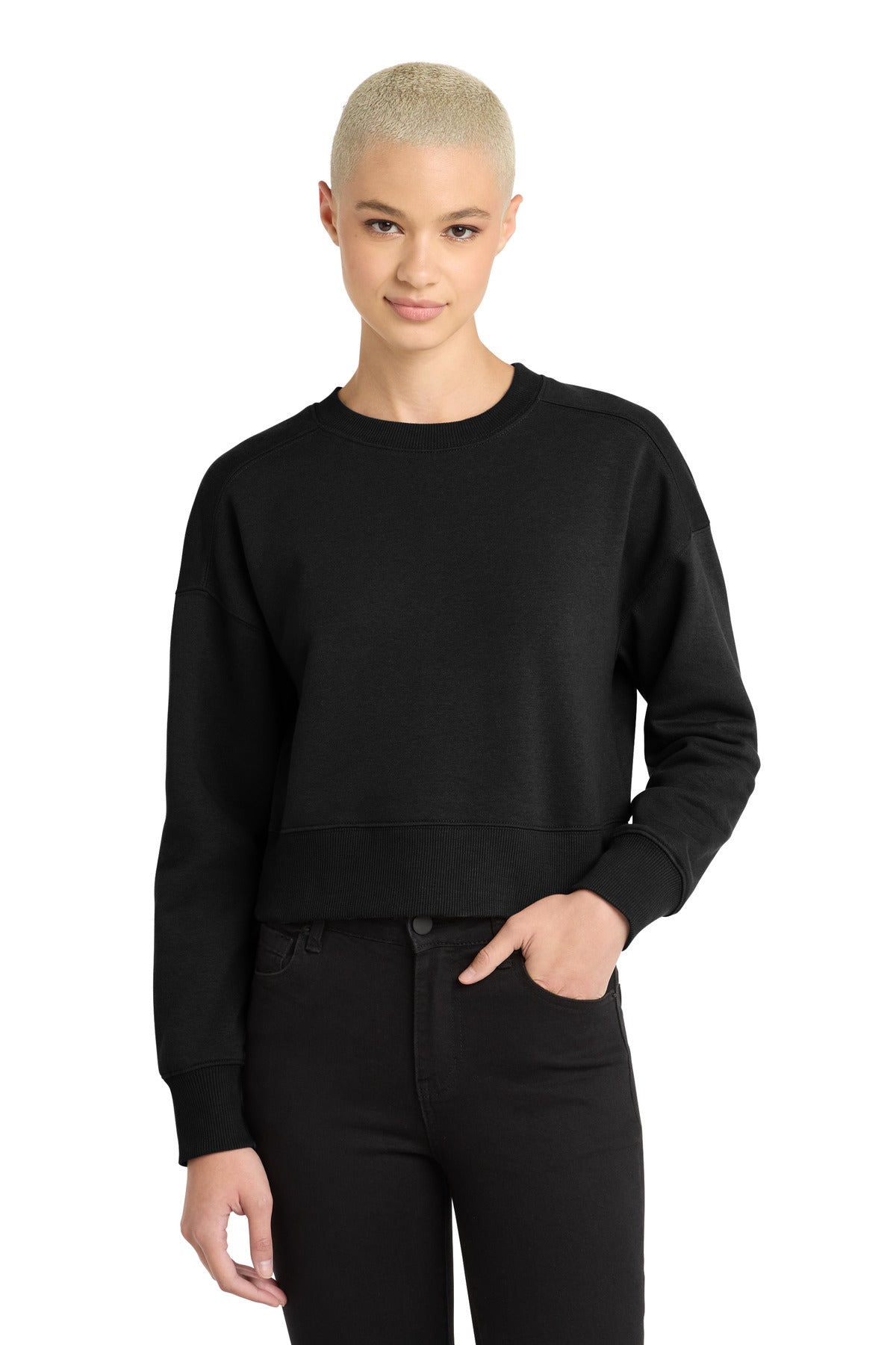 Women's Perfect Weight Fleece Cropped Crew