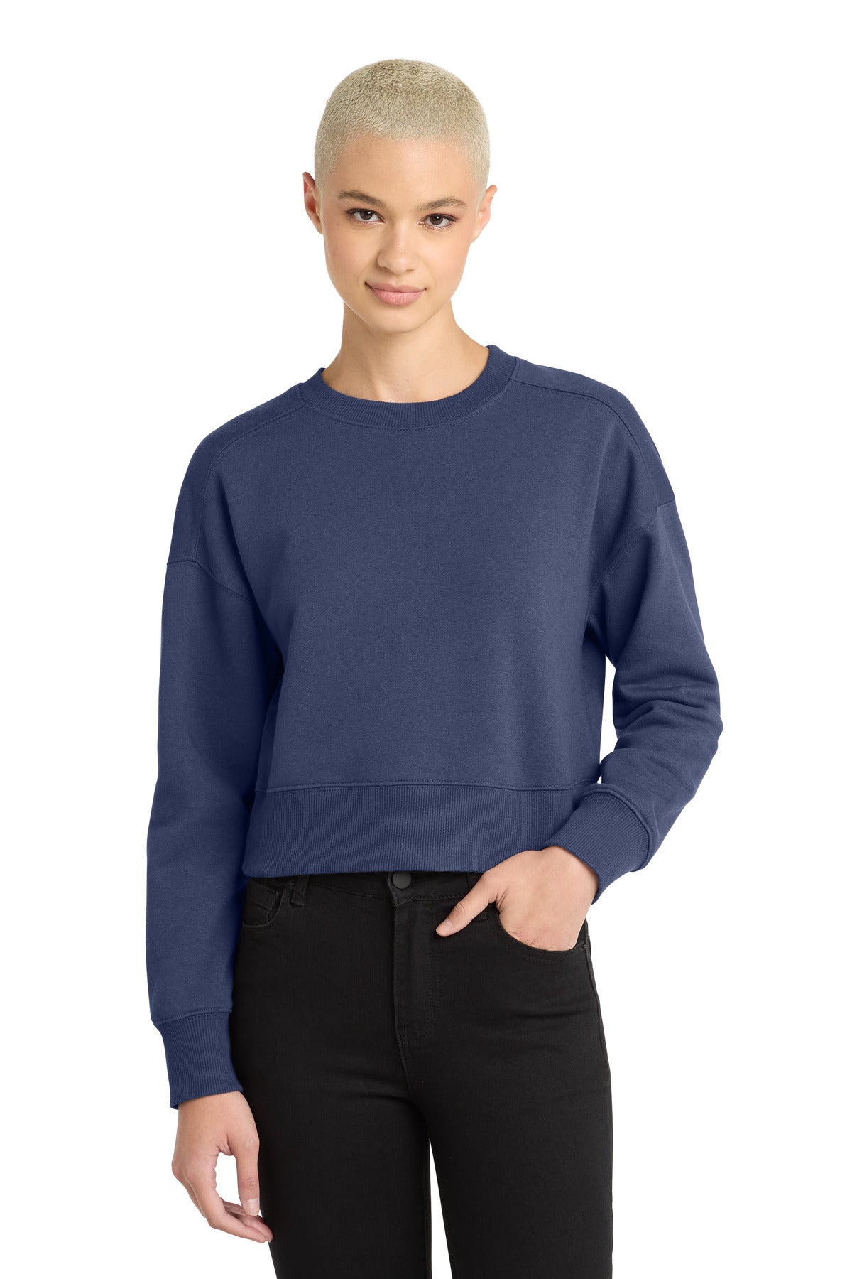 Women's Perfect Weight Fleece Cropped Crew