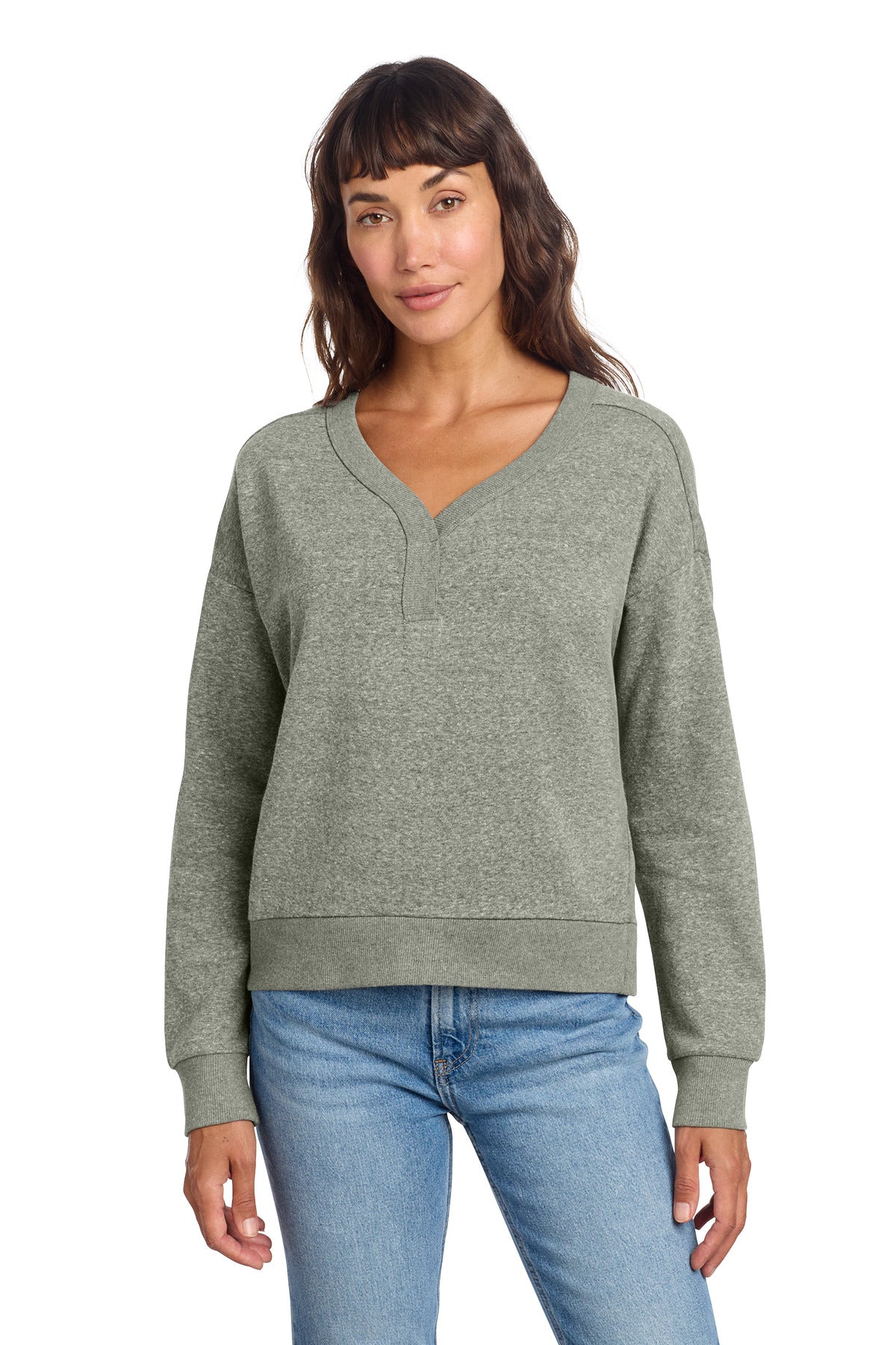 Women's Perfect Tri Fleece V-Neck Sweatshirt