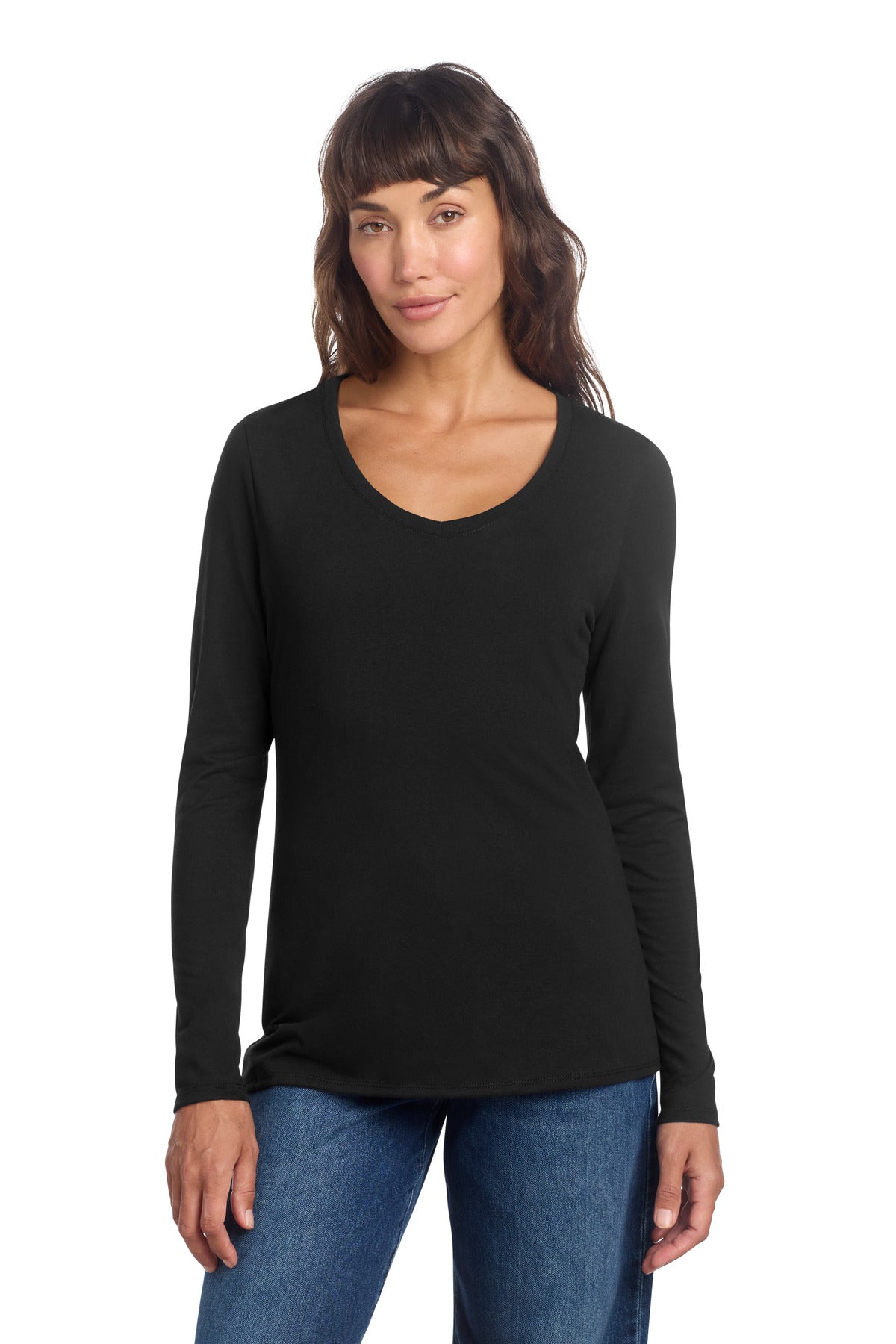 Women's Perfect Tri Long Sleeve V-Neck Tee
