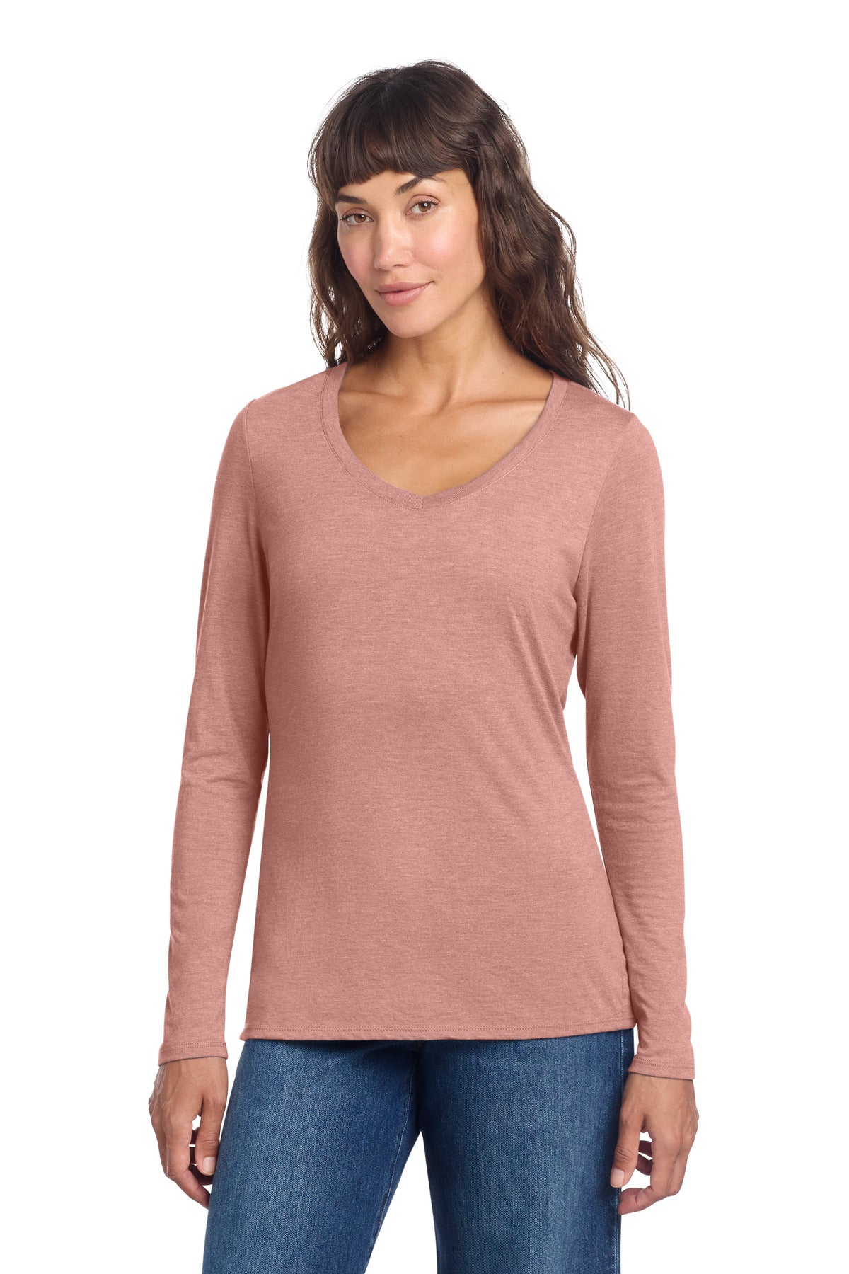 Women's Perfect Tri Long Sleeve V-Neck Tee