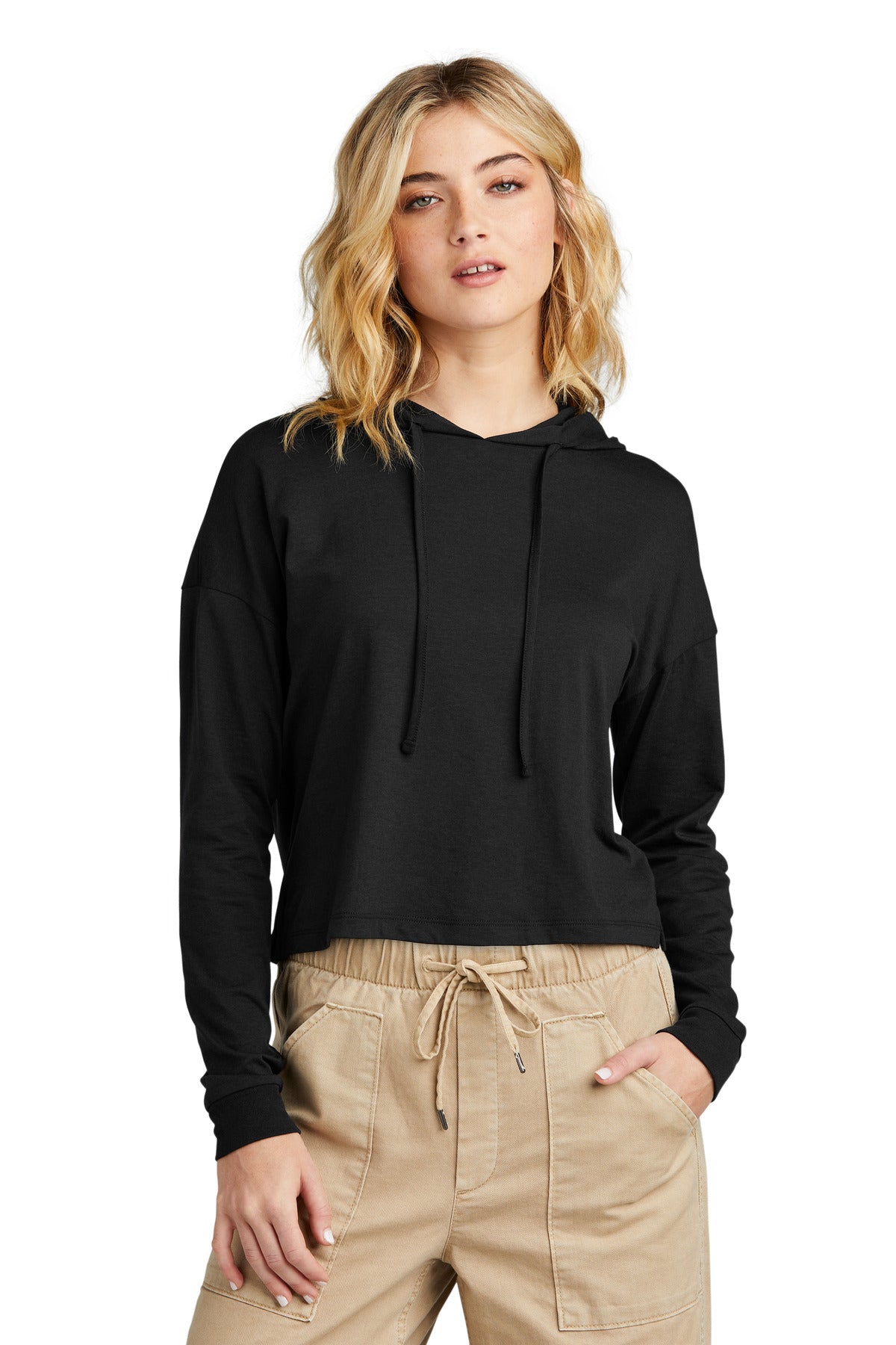 Women's Tri-Blend Midi Long Sleeve Hoodie