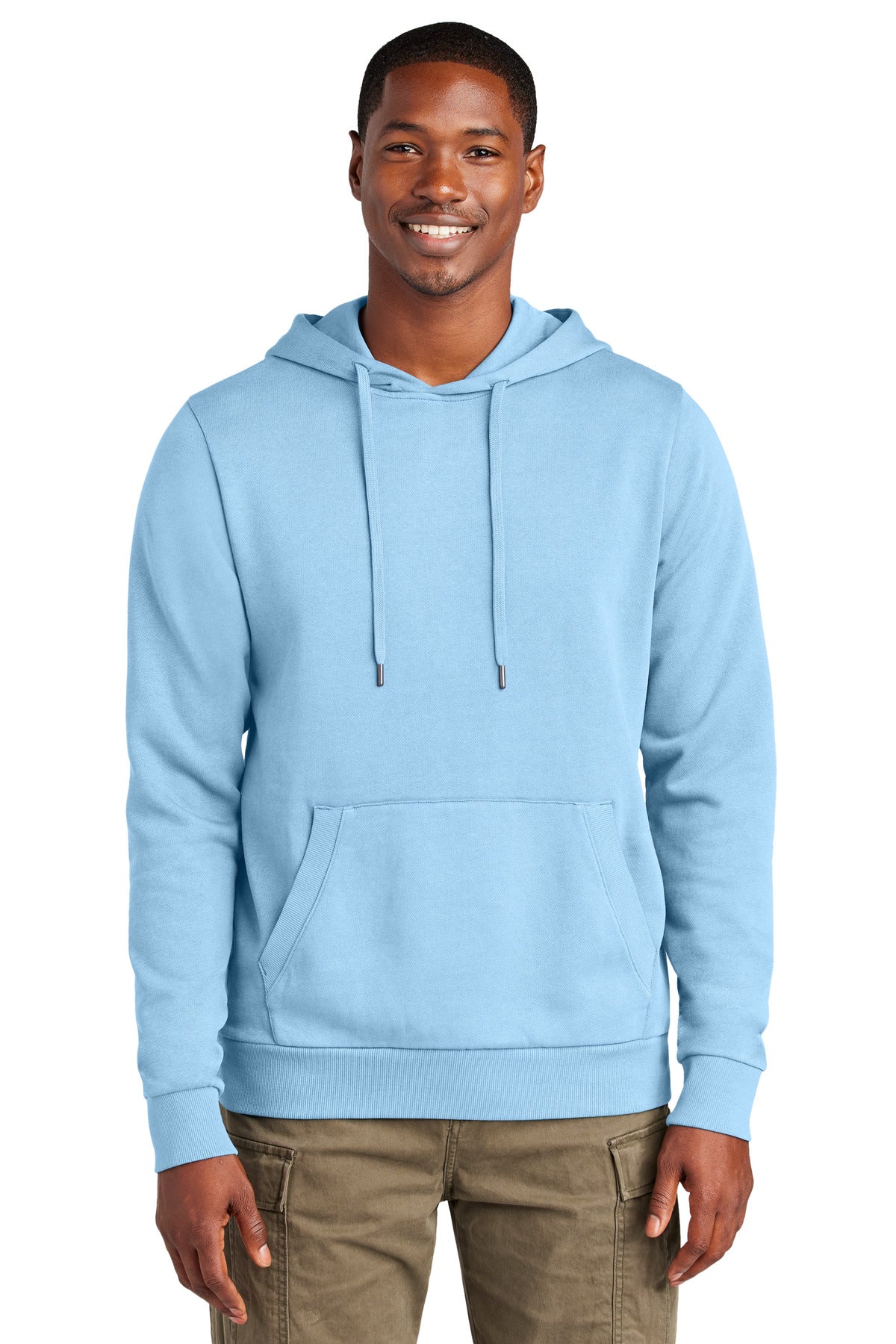 Vintage-Inspired Pigment-Dyed Fleece Hoodie