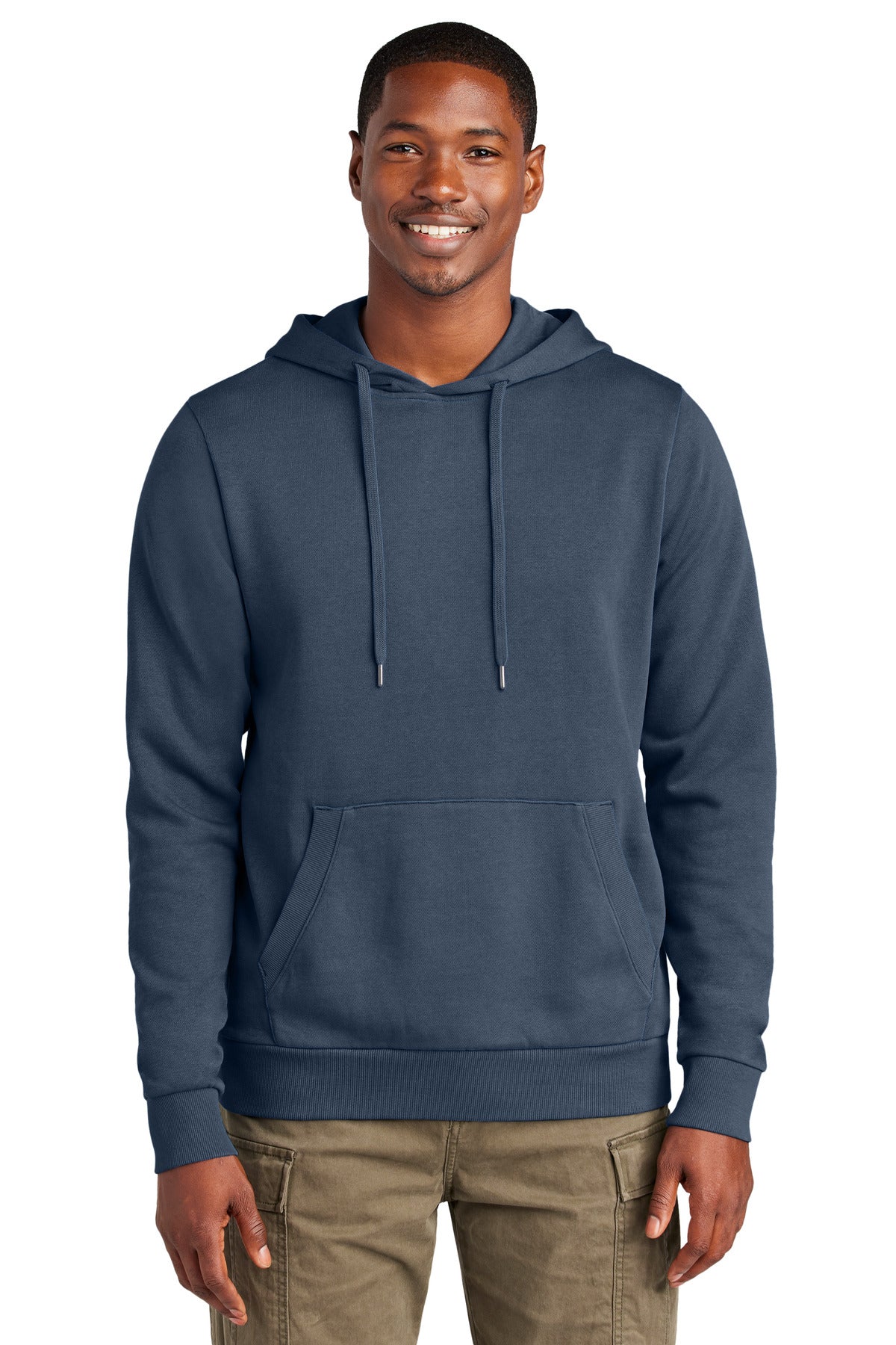 Vintage-Inspired Pigment-Dyed Fleece Hoodie