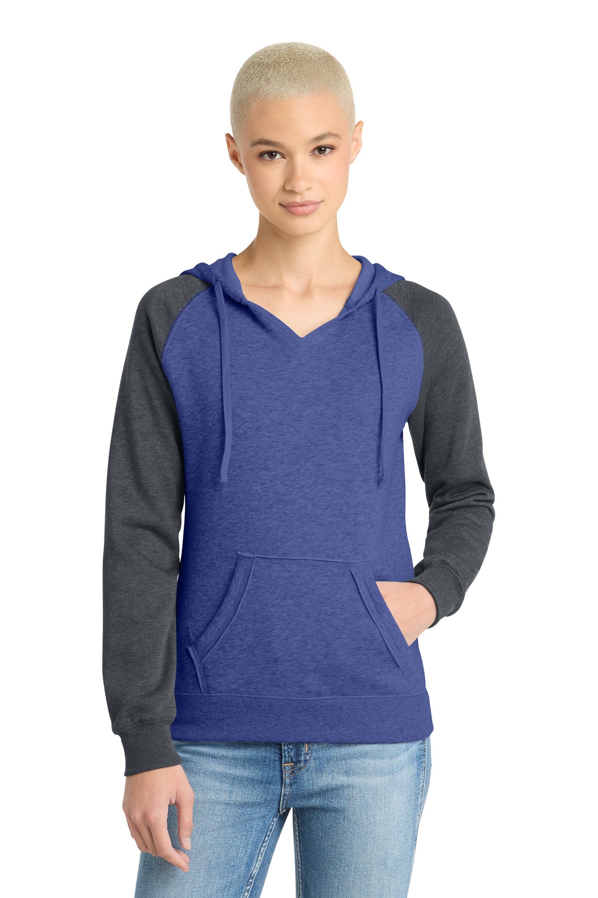 Women's Lightweight Fleece Raglan Hoodie