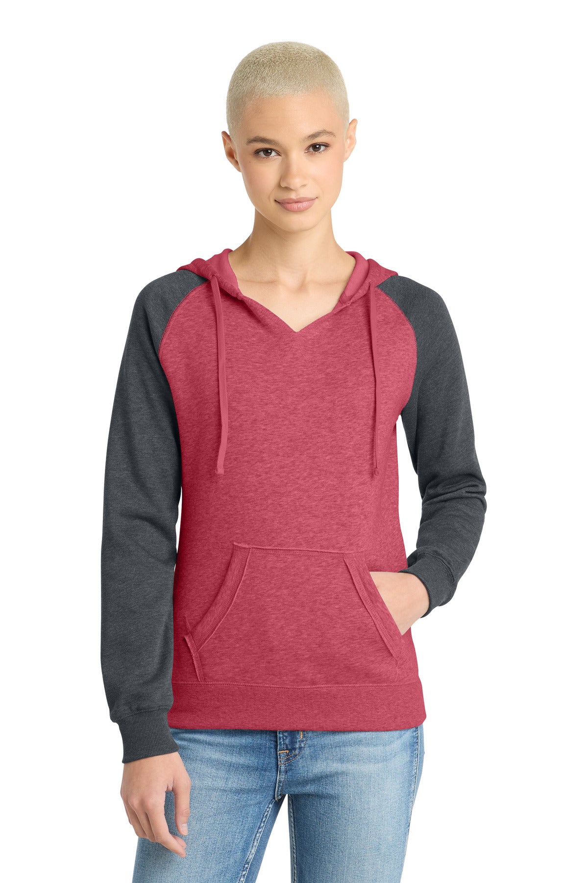 Women's Lightweight Fleece Raglan Hoodie