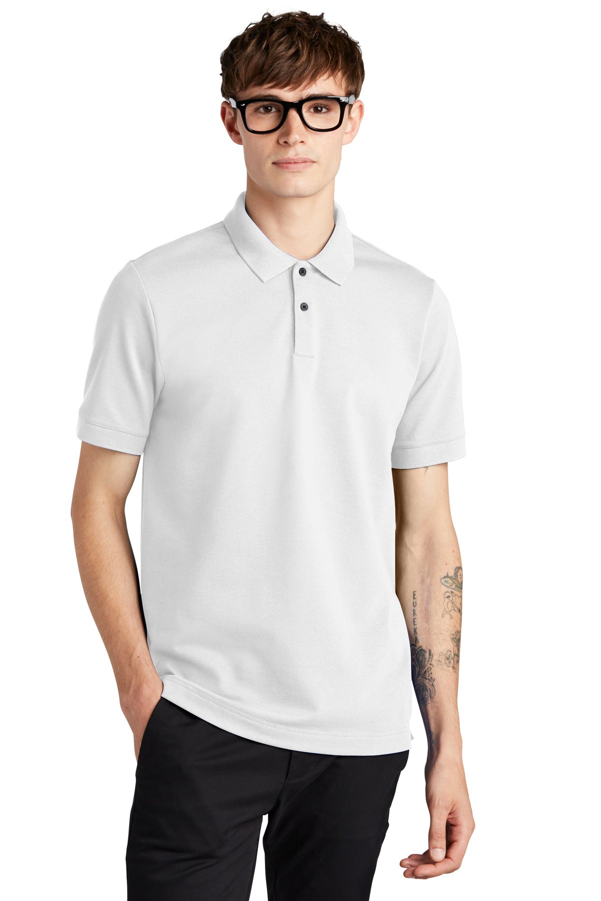 Stretch Heavyweight Pique Polo
