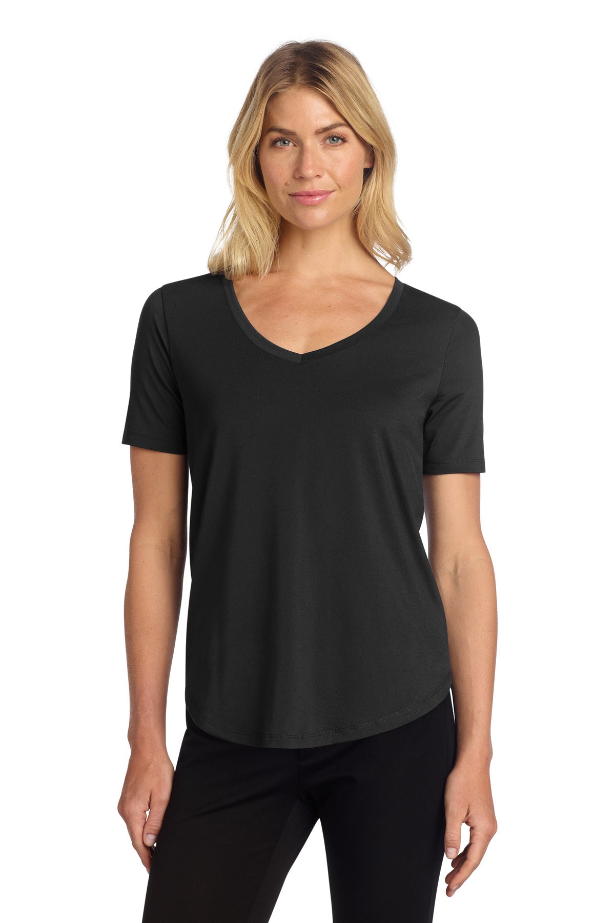 Women's Stretch Jersey Relaxed Scoop Top