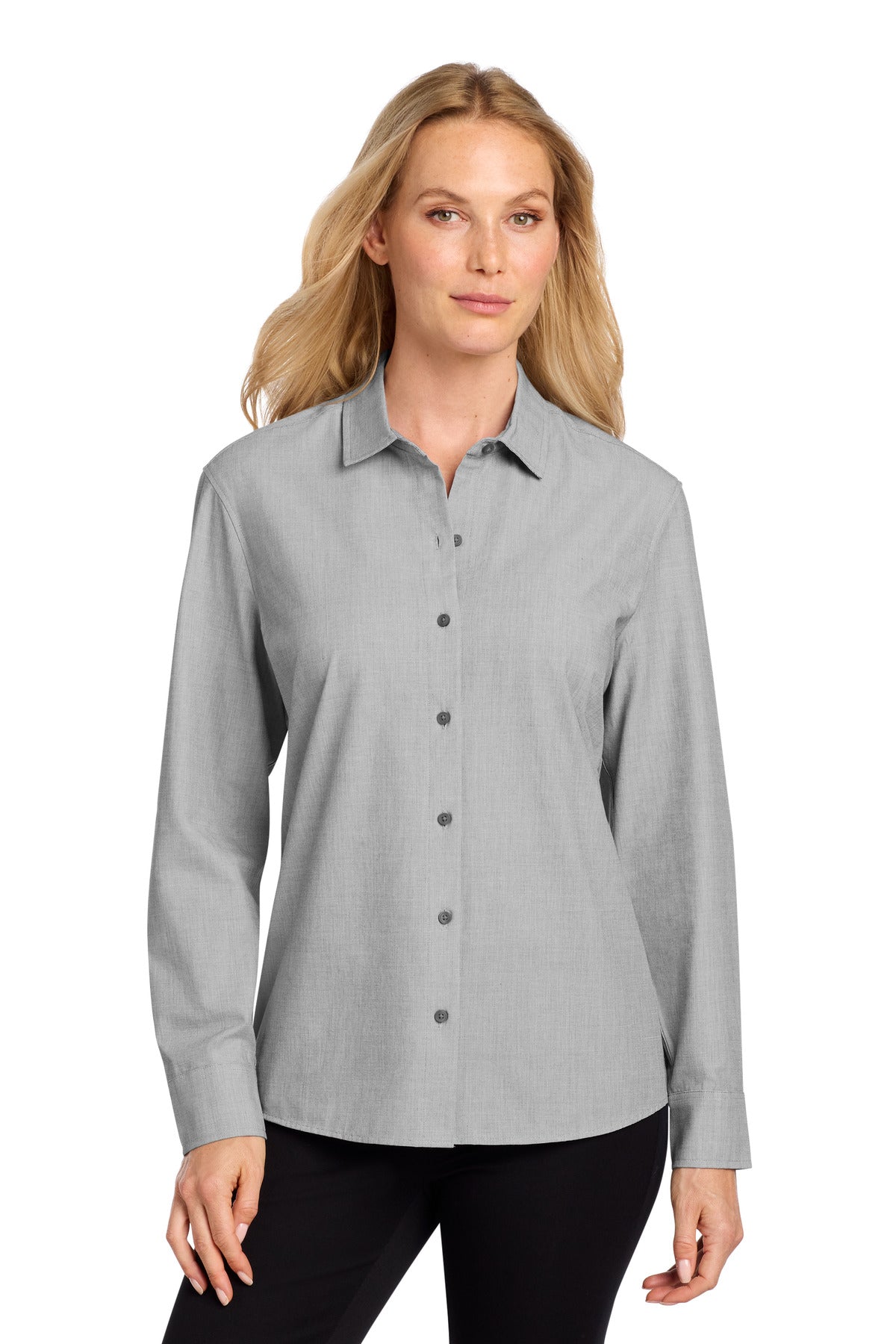 Women's Long Sleeve Stretch Woven Shirt