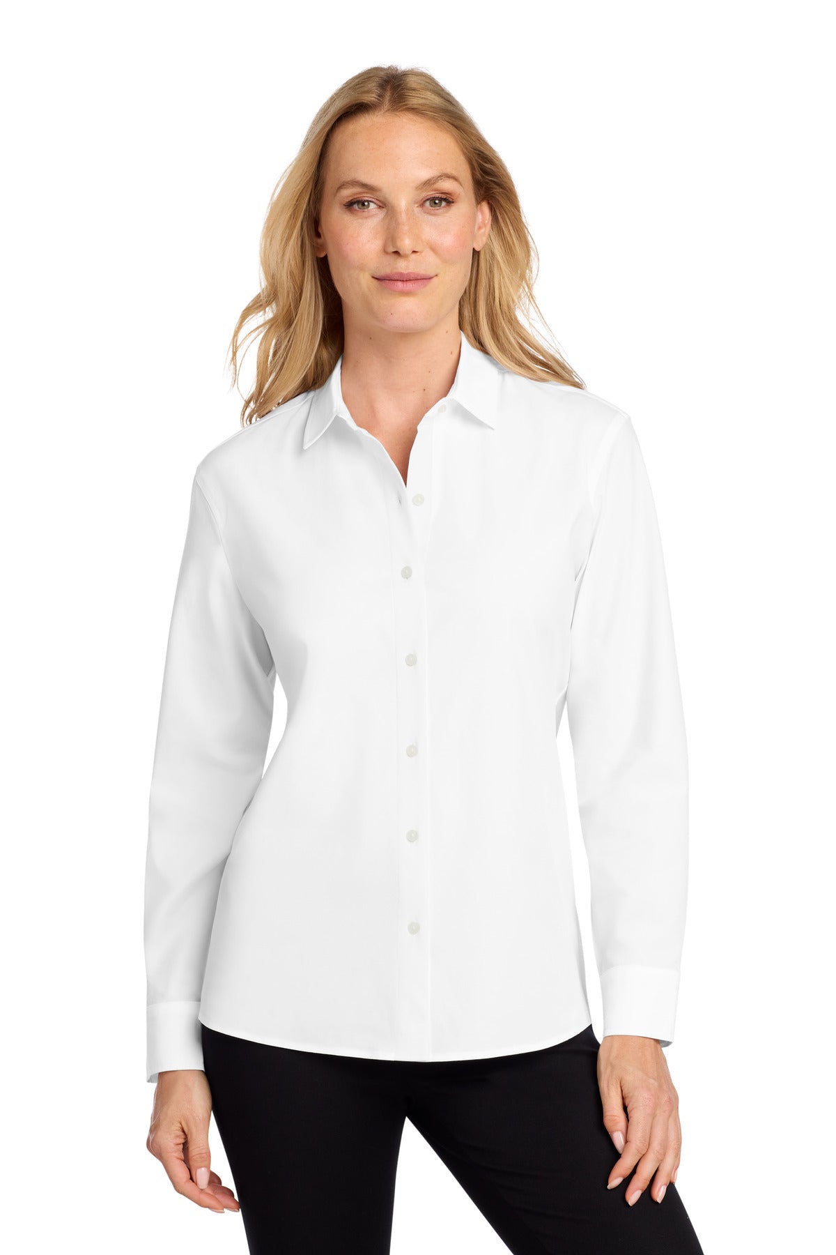 Women's Long Sleeve Stretch Woven Shirt