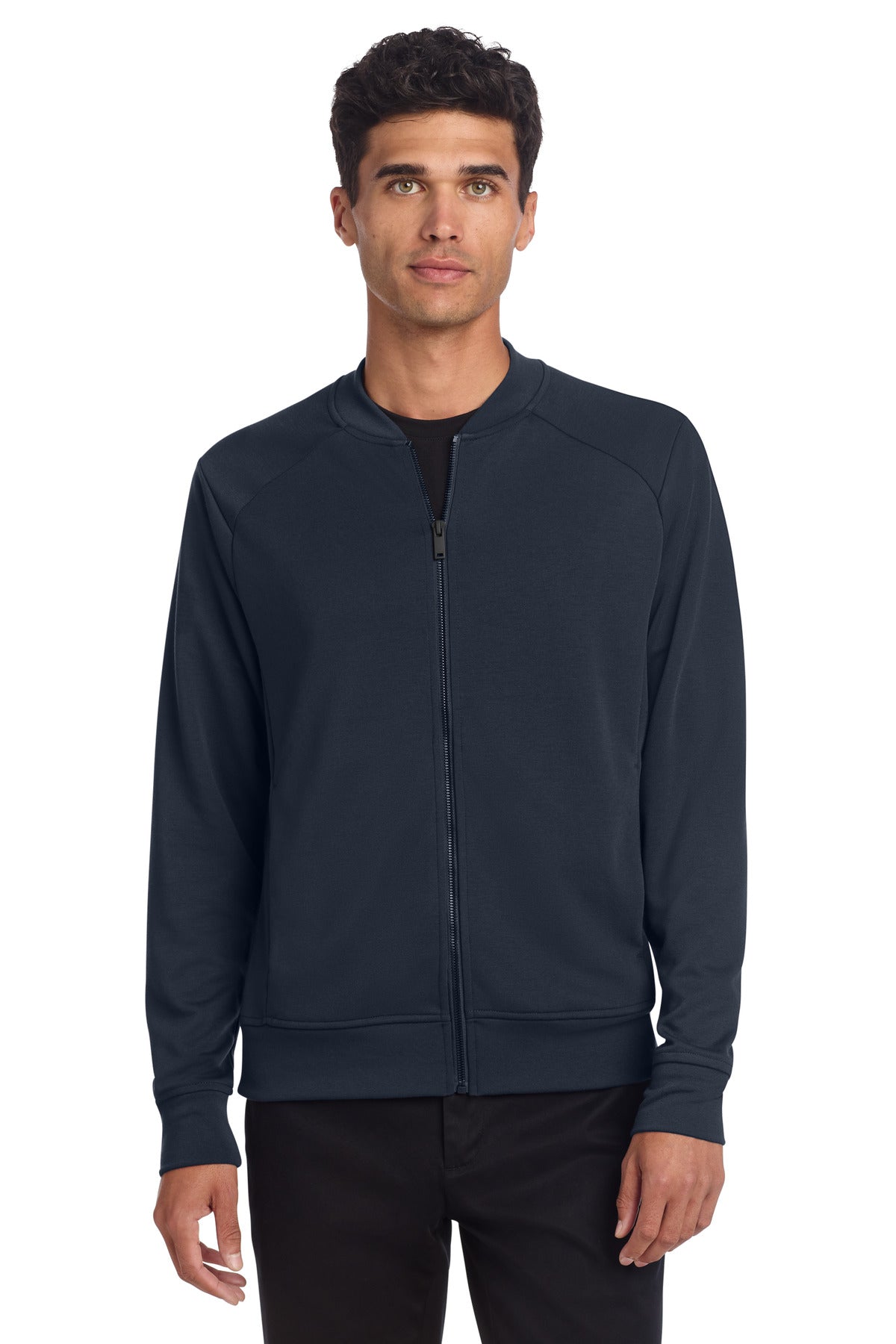 Double-Knit Bomber Jacket
