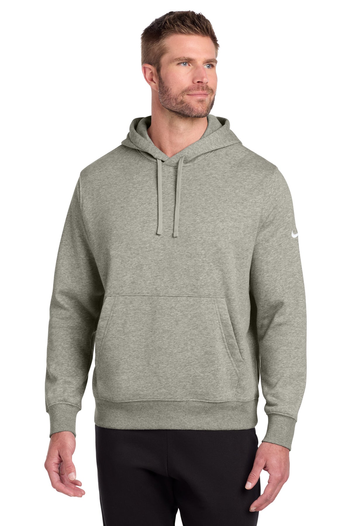 Club Fleece Sleeve Swoosh Pullover Hoodie