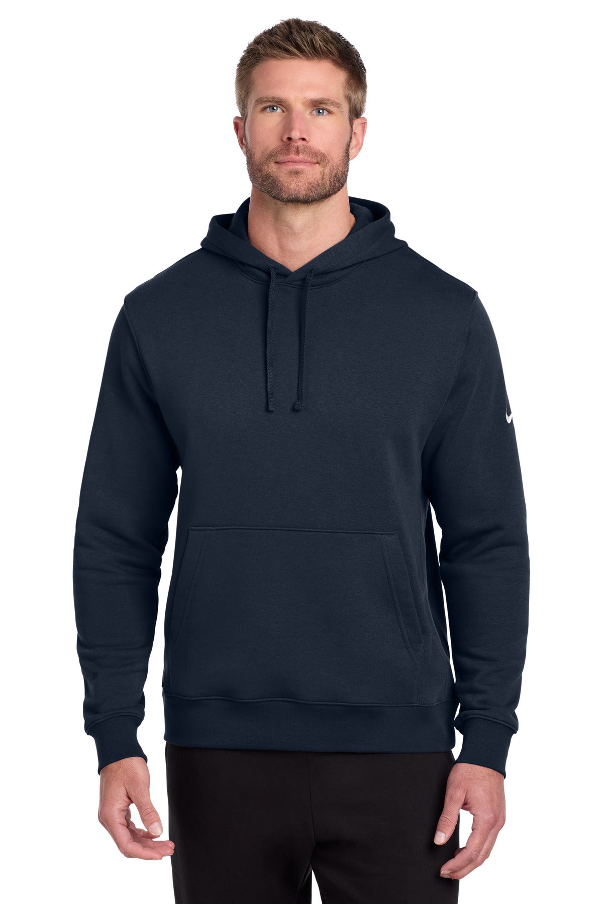 Club Fleece Sleeve Swoosh Pullover Hoodie