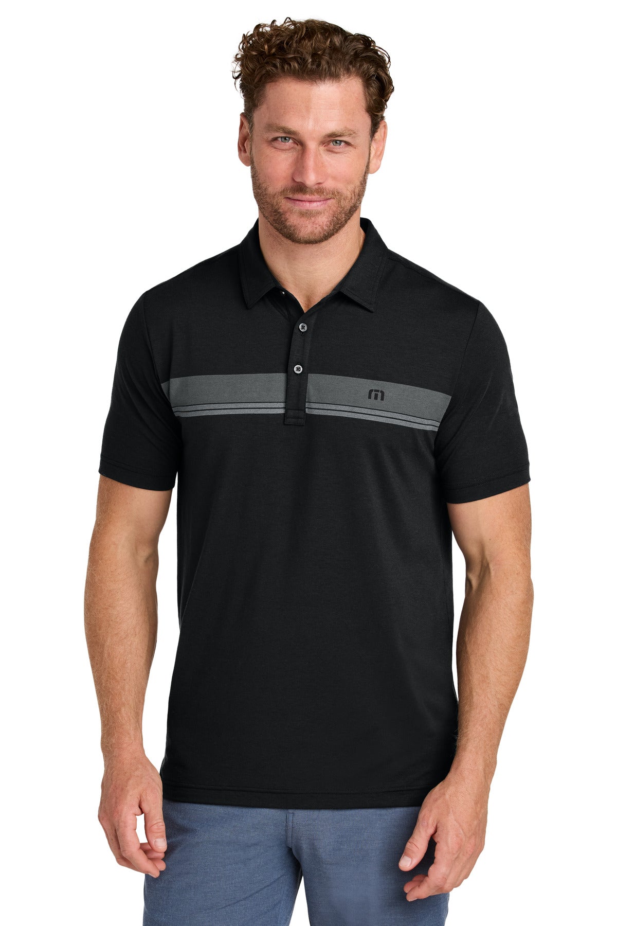 Glenview Stripe Performance Polo