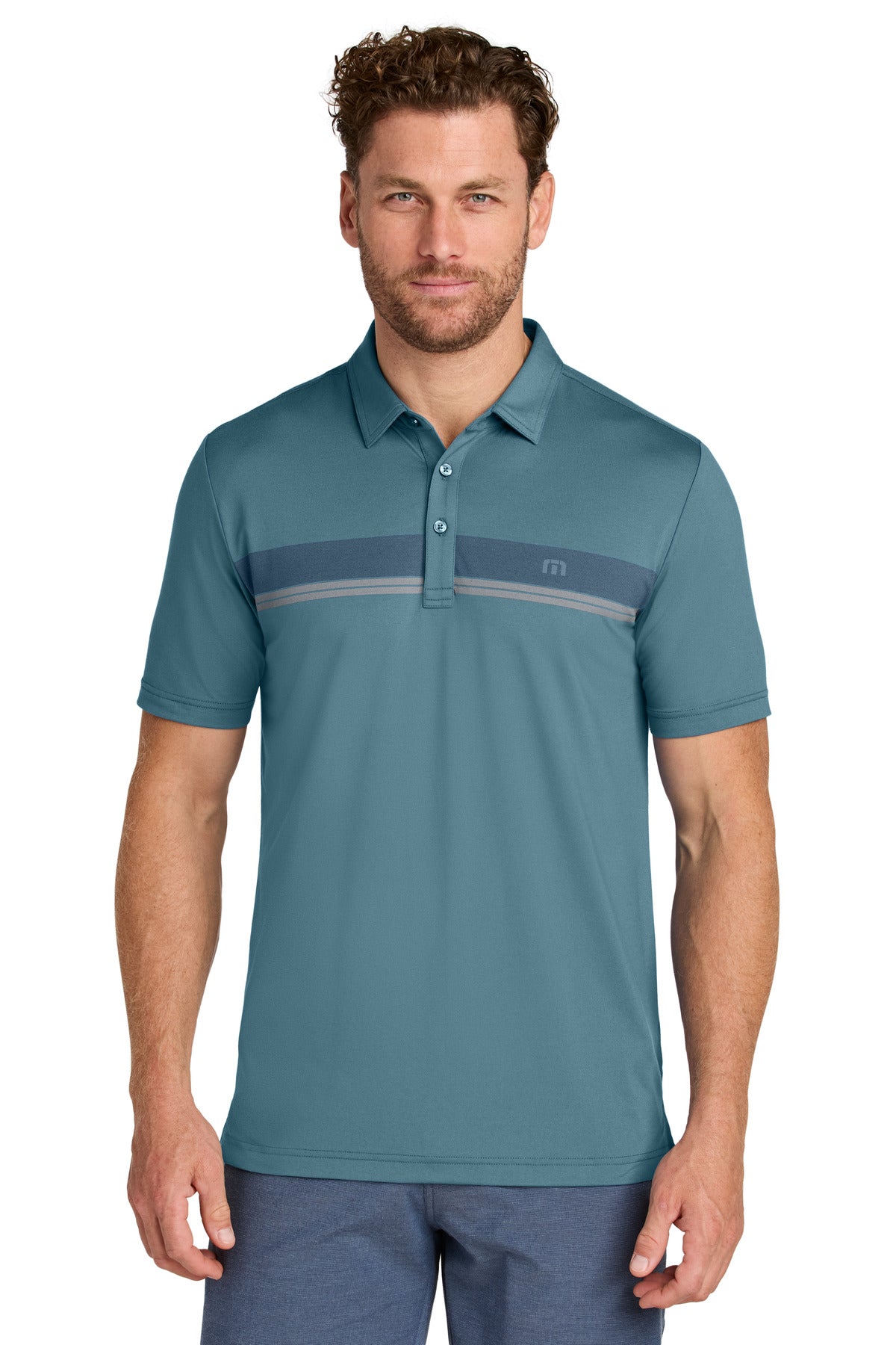 Glenview Stripe Performance Polo